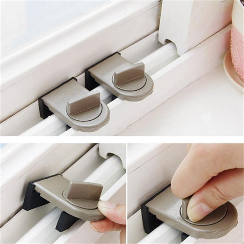 4 Sets Sliding Sash Stopper Ca - Window Lock Bar review and price