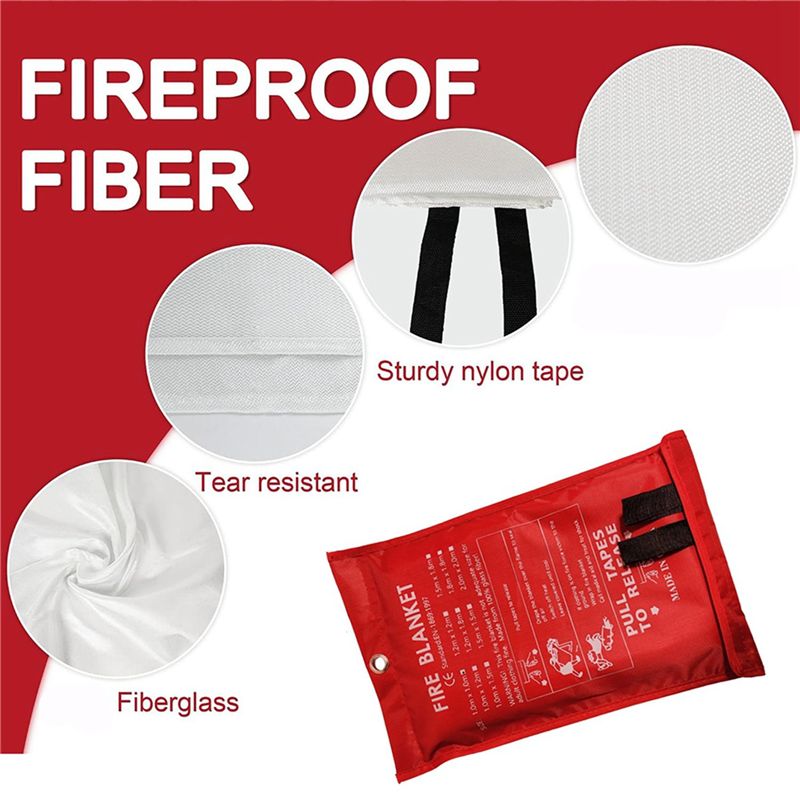 B48B-8PCS Emergency Fire Blank - Fire Blanket Kitchen review and price